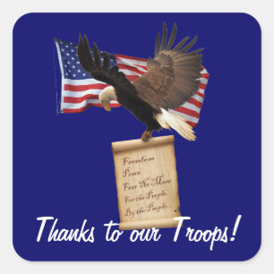 Aigle, Drapeau américain, Liberté et Stickers Patr
