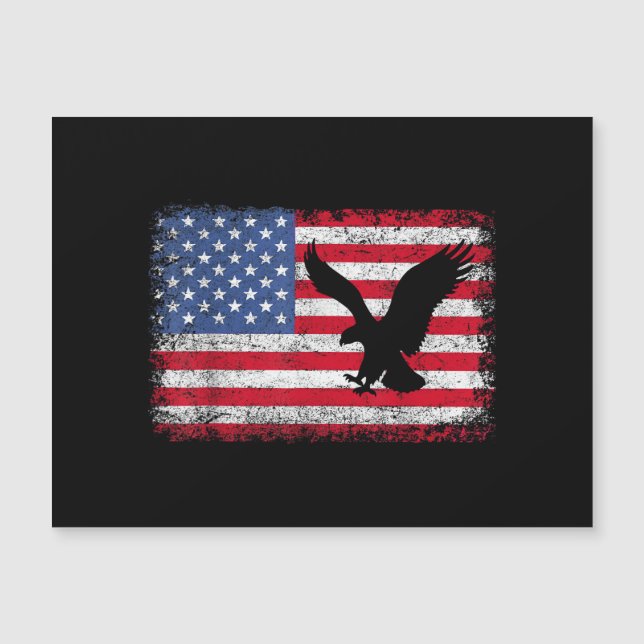 Aigle du drapeau américain USA (Devant)