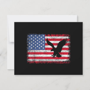 Aigle du drapeau américain USA