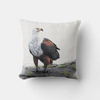 Aigle et coeurs coussins à deux côtés