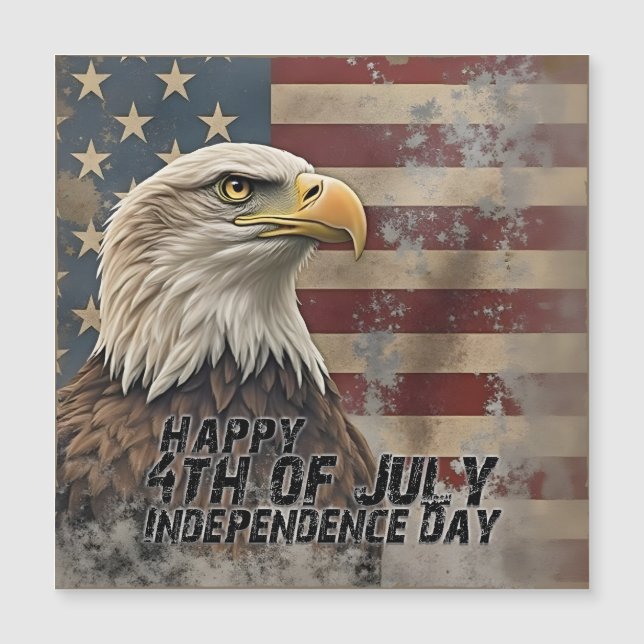 Aigle et drapeau majestueux - Esprit de liberté (Devant)