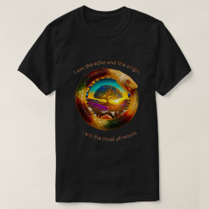 Aigle et serpent Arbre de vie 006a T-shirt