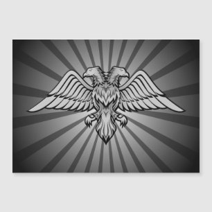 Aigle gris à deux têtes