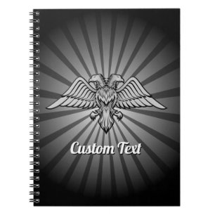 Aigle gris avec Carnet à deux têtes