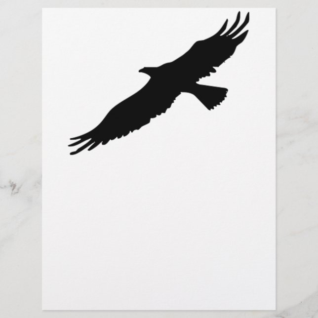 Aigle noir et blanc (Devant)