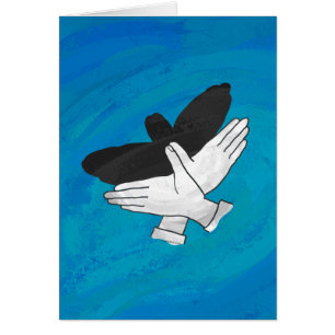 Aigle Ombre Sur Bleu