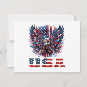 Aigle Patriotique Drapeau USA