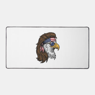 Aigle patriotique mullet gravure vintage vecteur D