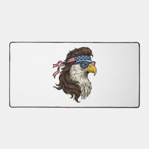 Aigle patriotique Mullet Gravure vintage vecteur D