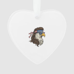 Aigle patriotique mullet gravure vintage vecteur D