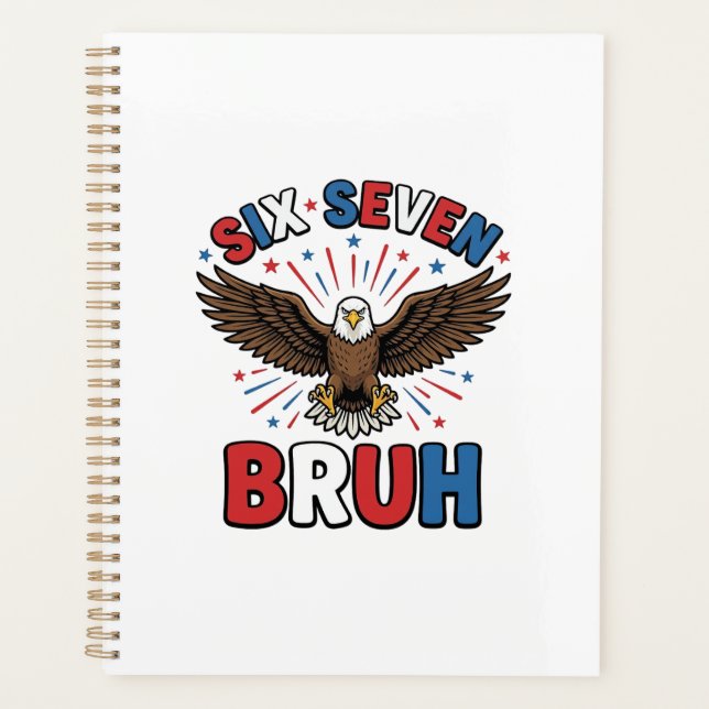 Aigle Patriotique Six Sept Bruh Design Vectoriel_1 (Devant)