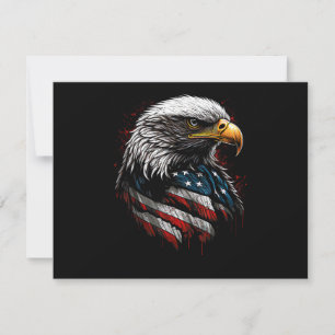 Aigle Patriotique USA Drapeau Américain 4 Juillet