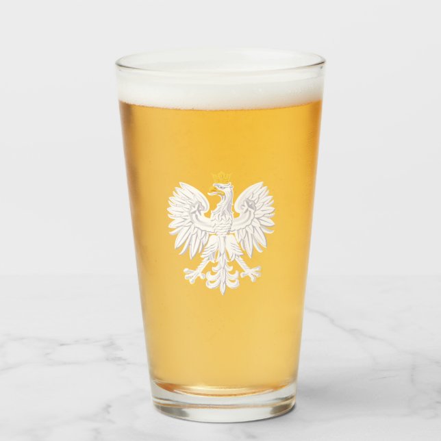 Aigle polonais verre à boire (Devant (rempli))