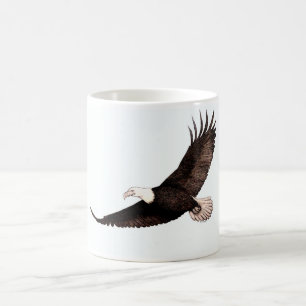 Aigle, tasse de café, tasse,