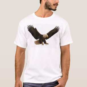Aigle Volant réaliste - T-shirt Des