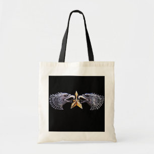 Aigles d'argent avec Sac fourre-tout Gold Star