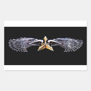 Aigles d'argent avec Stickers Gold Star