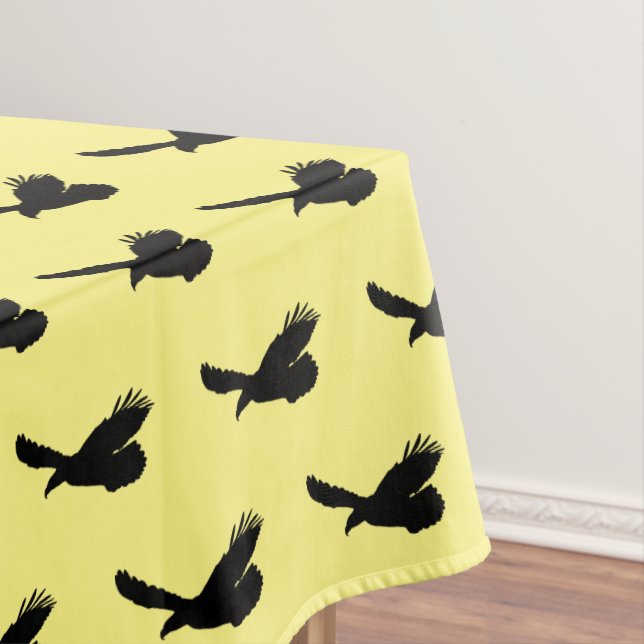 Aigles Volant Nappe Jaune Vos Couleurs - Texte (In Situ)