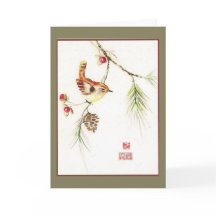 Aigre-doux--Roitelet de Caroline. Carte de