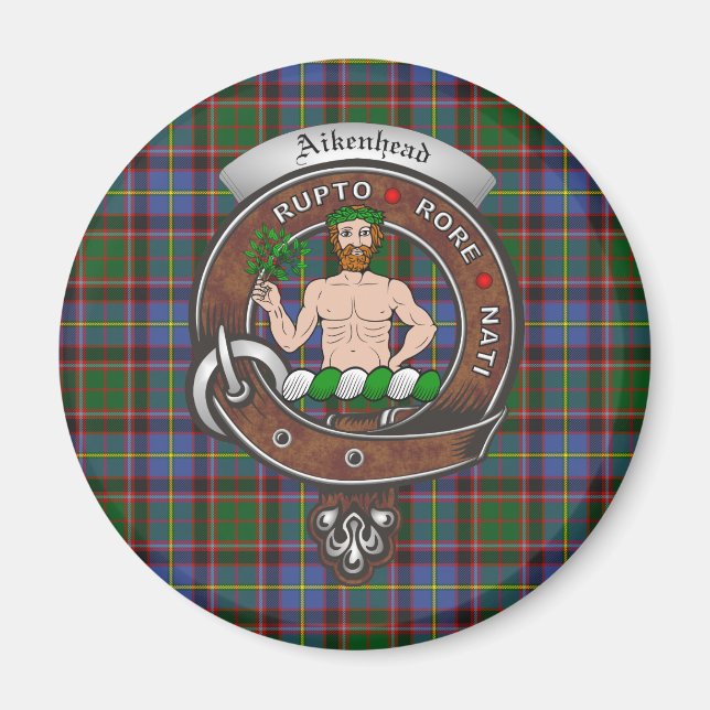 Aikenhead Clan Badge Magnet (Devant)