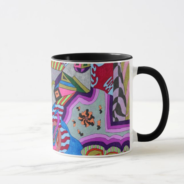 Aile brisée, Mug d'art Abstrait (Droite)