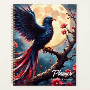 Aile cramoisie au clair de lune – Oiseau de fantai