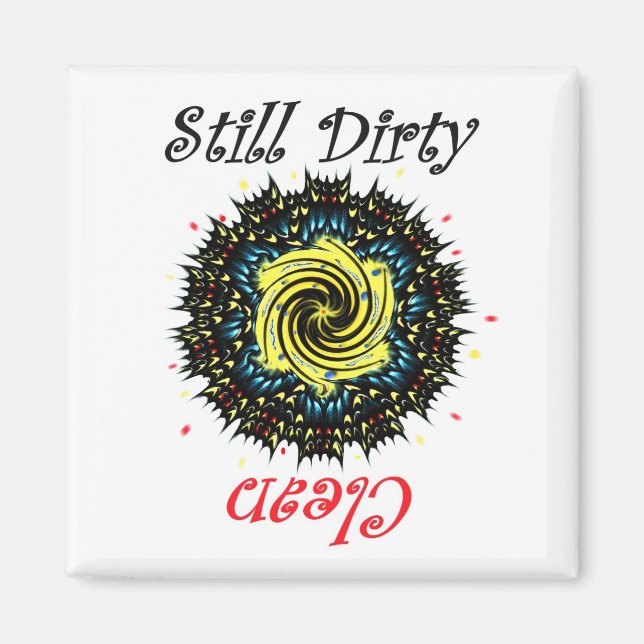 Aile papillon Magnet de lave-vaisselle Abstraite (Devant)