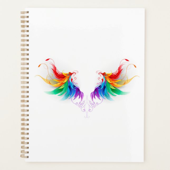 Ailes arc-en-ciel douces (Devant)