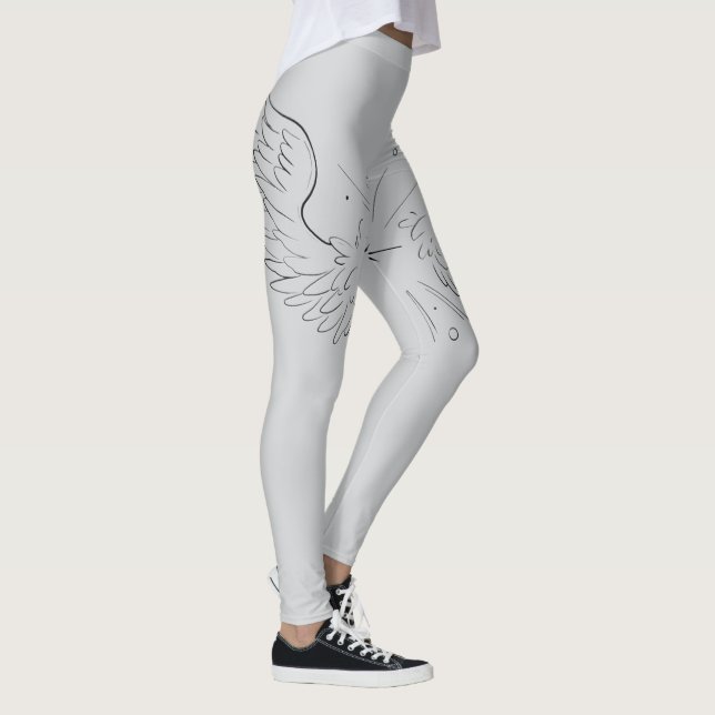 {ailes d'anges} Leggings (Droite)
