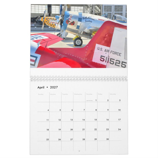 Ailes de vaillance : Calendrier des aéronefs 2ÈME  (Apr 2027)