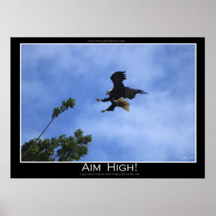 AIM HIGH ~ Poster motivationnel