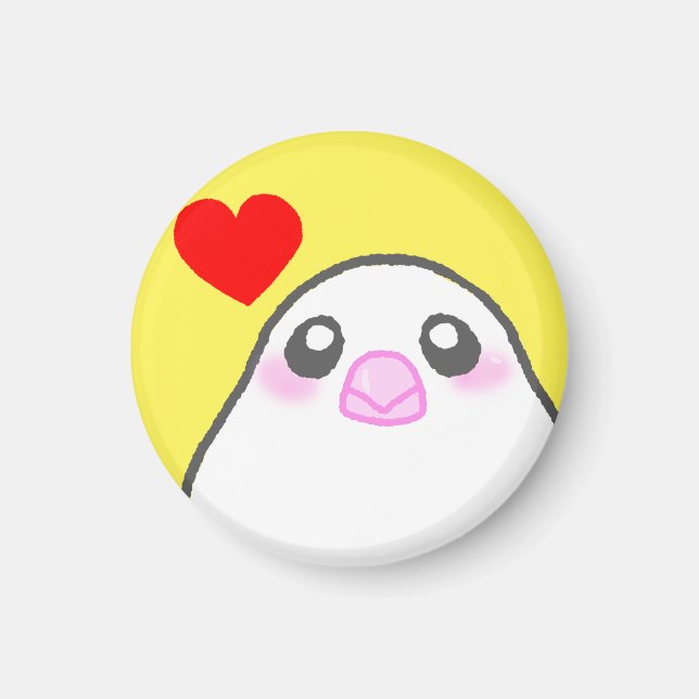 AIMANT 文鳥ぴょんちゃんハート (Devant)