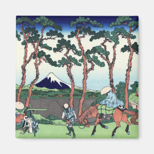 Aimant 東海道保土ケ谷, 北斎 View Mt.Fuji from Hodogaya, Hokusai