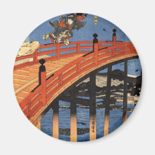 Aimant 義 経 と 慶, 国, 芳, Yoshitsune & Benkei, Kuniyoshi, Uki