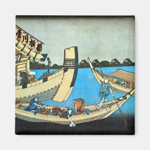 Aimant 隅 田 川, 北 rivière Sumida, Hokusai, Ukiyo-e