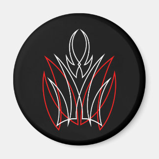 Aimant 0001 Pinstripe Rouge et Blanc