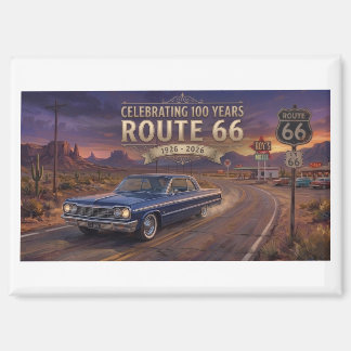 Aimant 100 Ans de Route 66