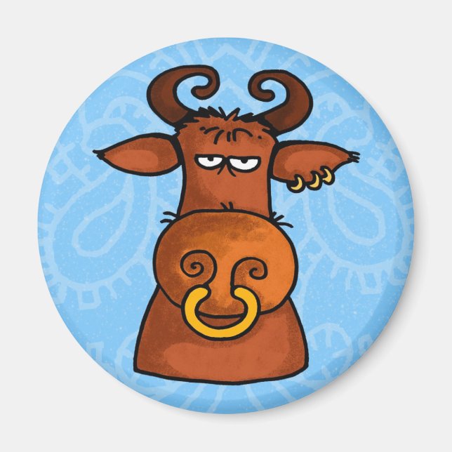 Aimant 100% bull sans txt (Devant)