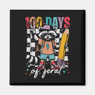 Aimant 100 Jour D'École Enfants Drôle 100E Jours D'École