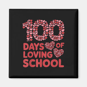 Aimant 100 Jours D'Amour Enseignante Femmes 100e Jour
