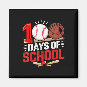 Aimant 100 Jours De Baseball Scolaire 100E Jour Étudiant