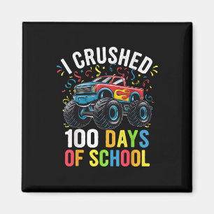 Aimant 100 Jours De Camion Monster À L'École 100E Jour De
