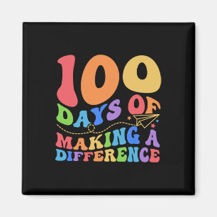 Aimant 100 Jours de faire la différence 100e Jour Tea de