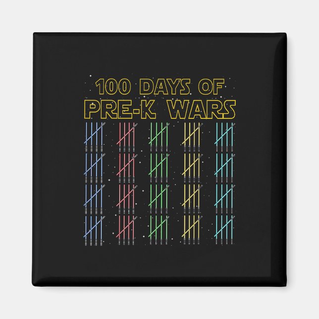 Aimant 100 Jours De Guerre D'Avant-Ck 100E Jour D'École (Devant)