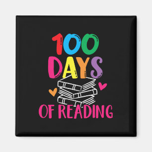 Aimant 100 jours de lecture scolaire Livres d'anglais pou