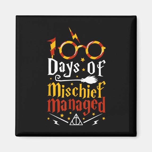 Aimant 100 Jours De Mal Géré 100E Jour D'École (Devant)