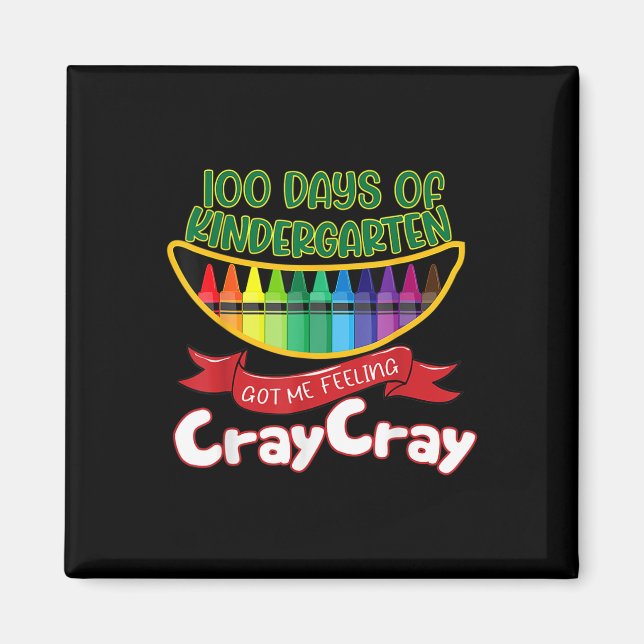 Aimant - 100 Jours De Maternelle M'Ont Fait Sentir Cray C (Devant)