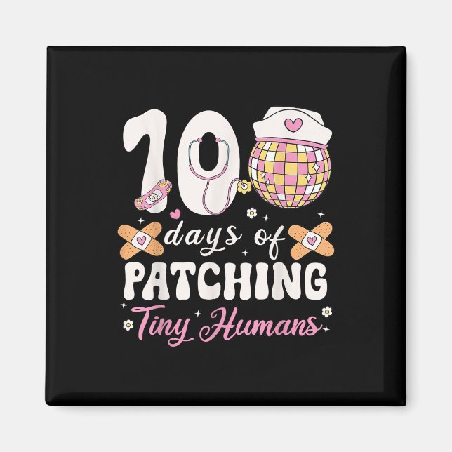 Aimant 100 Jours De Patching Minuscules Humains 100 Jours (Devant)