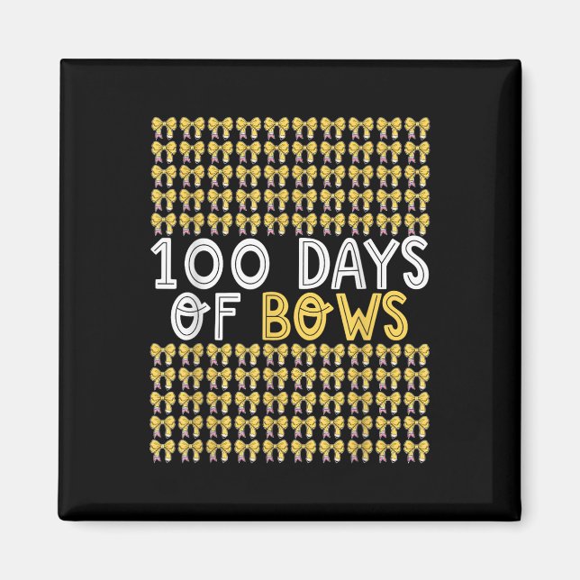 Aimant 100 Jours De Vaches Coquette 100E Jour De Bow D'Éc (Devant)