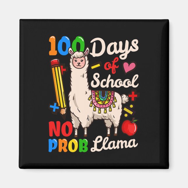 Aimant 100 Jours D'École 2 (Devant)